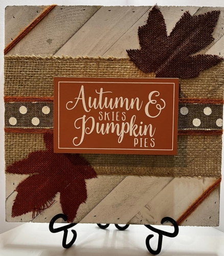 AUTUMN SKIES & PUMPKIN PIES WALL DECOR